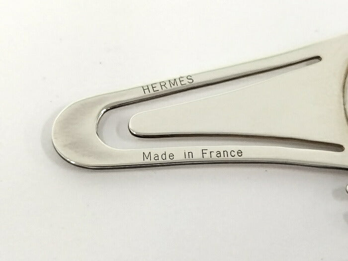 【中古】HERMES ルーペ ホースヘッド ブックマーカー 金属 グレー シルバー <和歌山店>