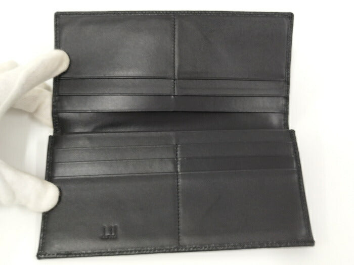 【中古】Dunhill 二つ折り長財布 マイクロディーエイト レザー ブラック L2V312A <岸和田店>