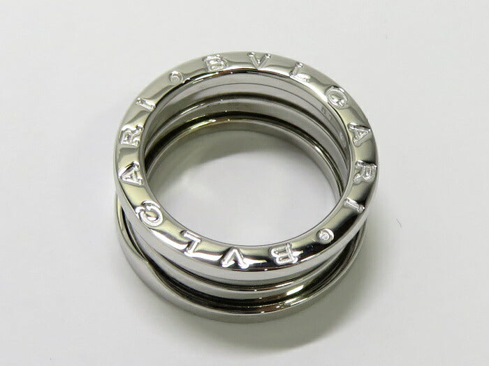 中古】BVLGARI ビーゼロワン リング 3バンド 750WG K18WG ホワイト ...