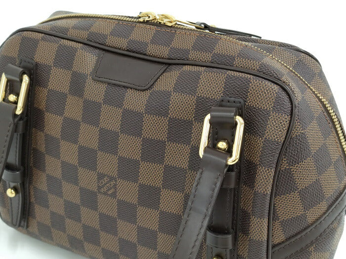 (used)【中古】LOUIS VUITTON リヴィントンPM ショルダーバッグ ダミエ エベヌ N41157