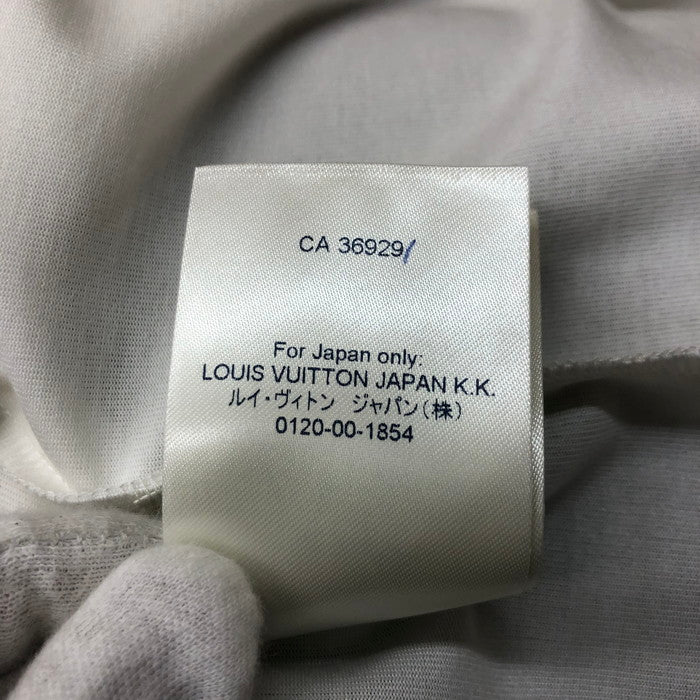 【中古】LOUIS VUITTON ポロチームLV メンズ ポロシャツ ホワイト系 表記サイズ：L [jgg] <岩出店>