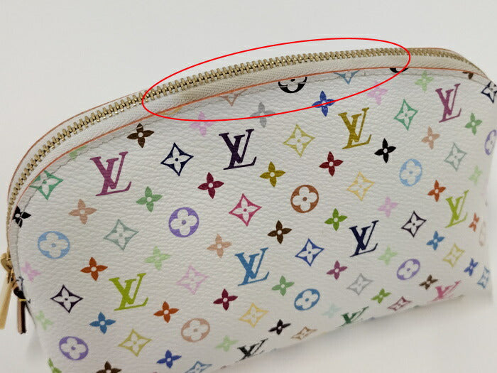 【中古】LOUIS VUITTON ポーチ ポシェットコスメティック モノグラムマルチカラー ブロン M47354