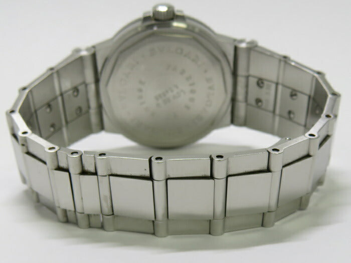 【中古】BVLGARI ディアゴノ スポーツ メンズ デイト 腕時計 自動巻き SS ブラック文字盤 LCV35S <守口店>