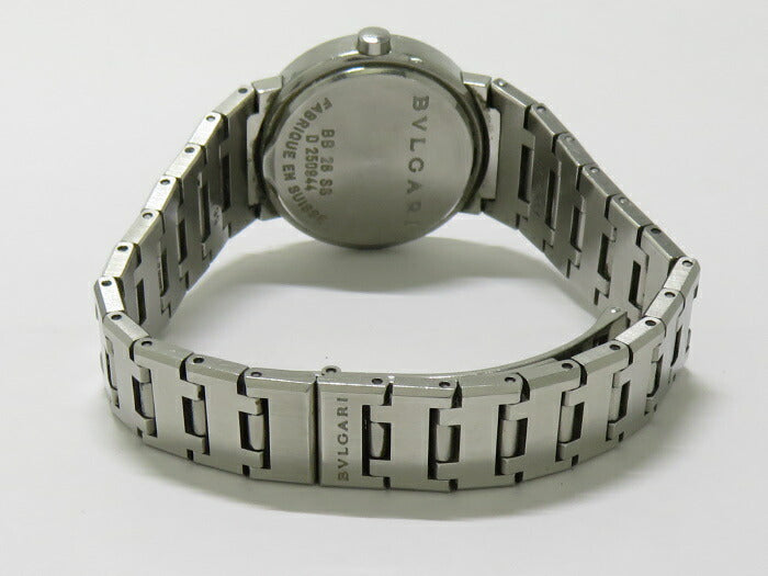 (used)【中古】BVLGARI ブルガリブルガリ クオーツ SS レディース 腕時計 ブラック文字盤 BB26SS