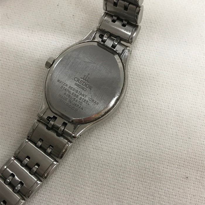 used)【中古】SEIKO クォーツ腕時計 アナログ クレドール レディース シルバー 4J81-5A10 [jgg] u0026lt;イズミヤ –  ジャングルジャングル