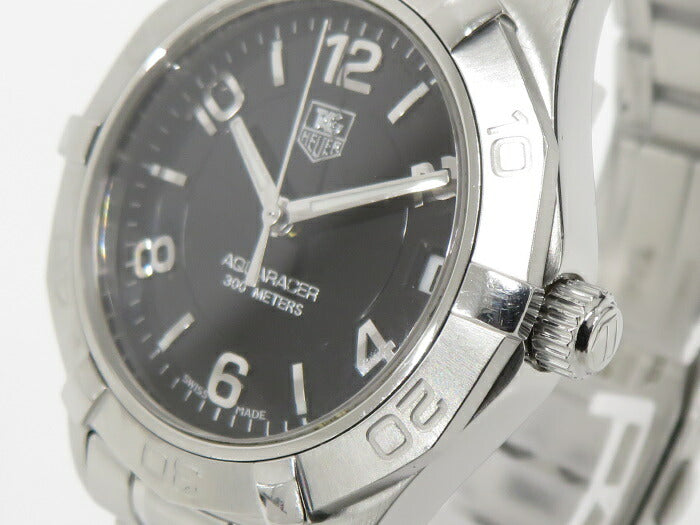 中古】TAG HEUER アクアレーサー レディース時計 クオーツ SS ブラック文字盤 WAF1310 u0026lt;岩出店u0026gt; –  ジャングルジャングル