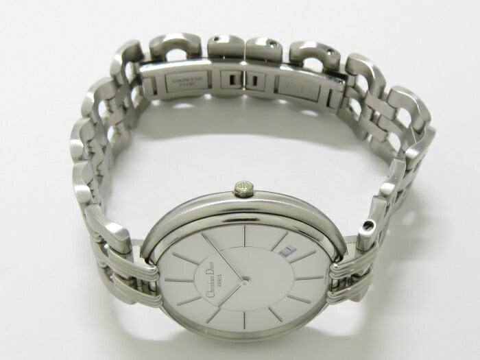 (used)【中古】Christian Dior 腕時計 バギラ ボーイズ クオーツ SS ホワイト文字盤 65-100
