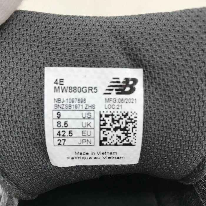 (used)【中古】new balance メンズ スニーカー 27.0cm MW880GR5 グレー [jgg] <イズミヤ広陵店>