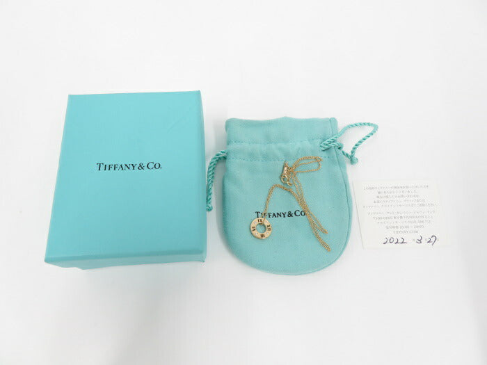 (used)【中古】Tiffany＆Co. アトラス ネックレス 750PG K18PG ピンクゴールド ダイヤモンド 約3.0g <岸和田和泉インター店>