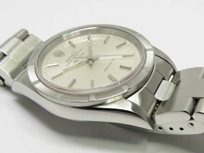 【中古】ROLEX エアキング 14010M 保証書付き K番 自動巻き SS シルバー文字盤 腕時計 <岩出店>