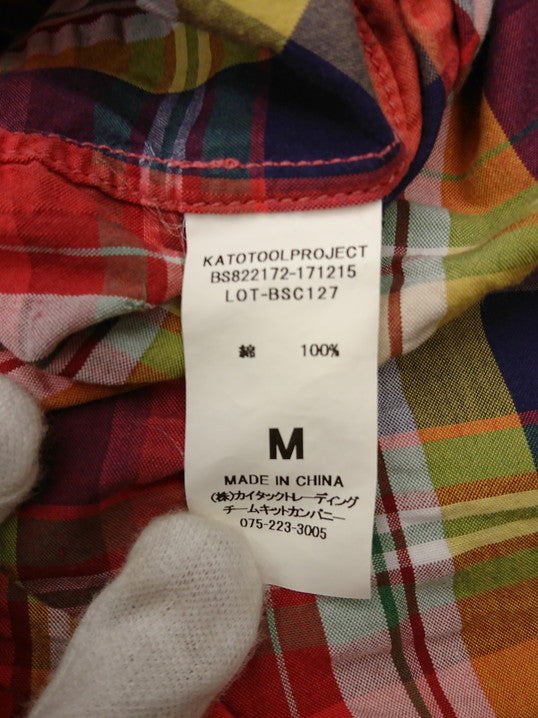 (used)【中古】エンジニアードガーメンツ メンズ チェックシャツ レッド系 表記サイズ：M [jgg] <岩出店>