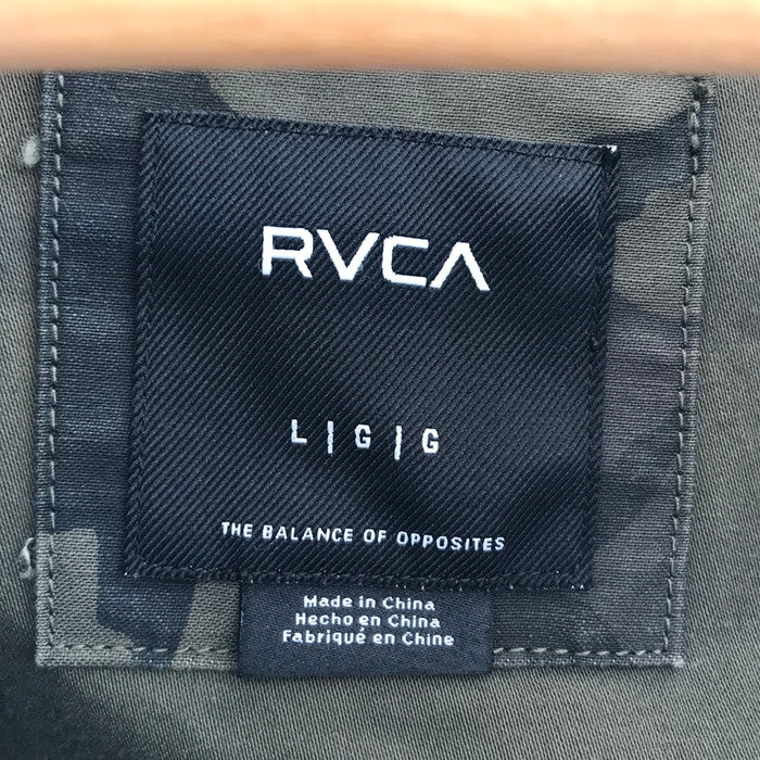 (used)【中古】RVCA ルーカ ミリタリージャケット メンズ 迷彩柄 カモフラージュ 表記サイズ：L[jgg] <初芝店>